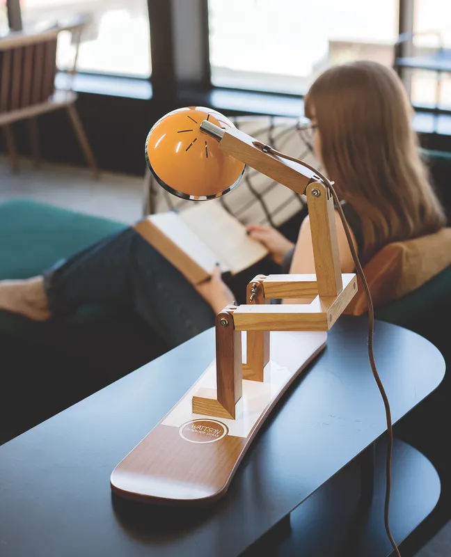 Lampada Mr Wattson tavola snow - arredo design - Wdesign - macerata - marche