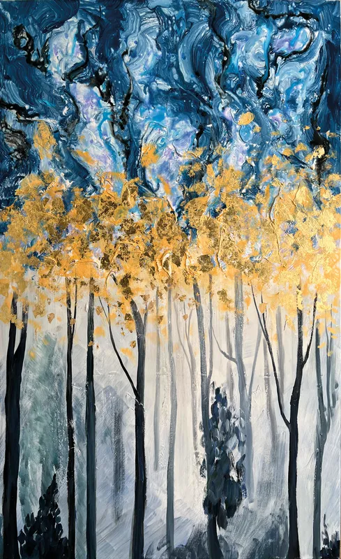 Quadro Sogno di Mezza Estate Dipinto Olio Su Tela