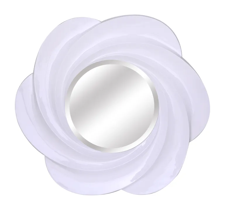 Specchio Specchiera Fiore Bianco - arredo muro - design - Wdesign - macerata - marche