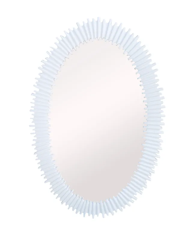 Specchio Specchiera Ovale Bianca - arredo muro - design - Wdesign - macerata - marche