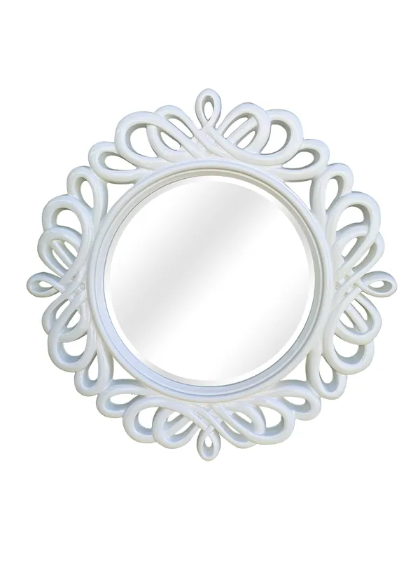 Specchio Specchiera Tiffany Bianca - arredo muro - design - Wdesign - macerata - marche