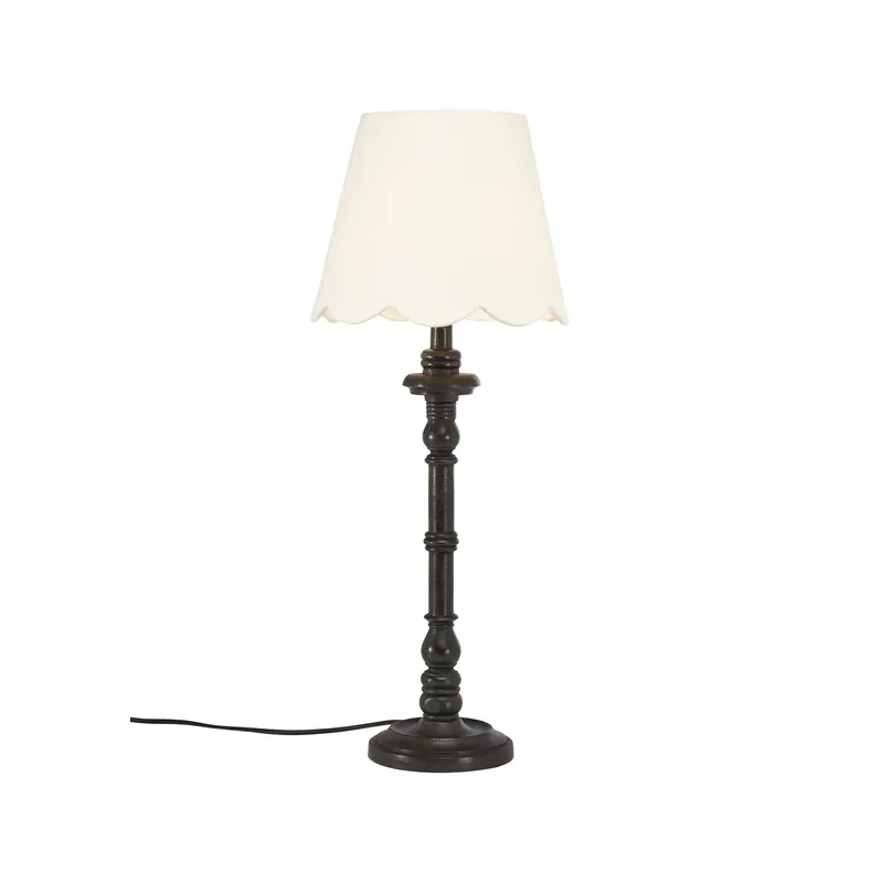 LAMPADA DA TAVOLO JOY-NERO-BIANCO-66CM
