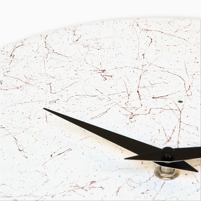 MARBLE CLOCK orologio da parete in legno verniciato - immagine 3