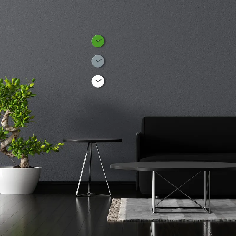 SLEEK CLOCK orologio d'appoggio in legno verniciato - immagine 6