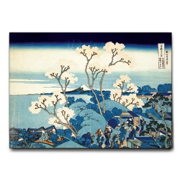 FUJI DA GOTENYAMA PRESSO SHINAGAWA SUL TOKAIDO - immagine 2