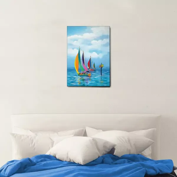 QUADRO LEGATO AL MARE DI HUGH HARRIS - Image 3