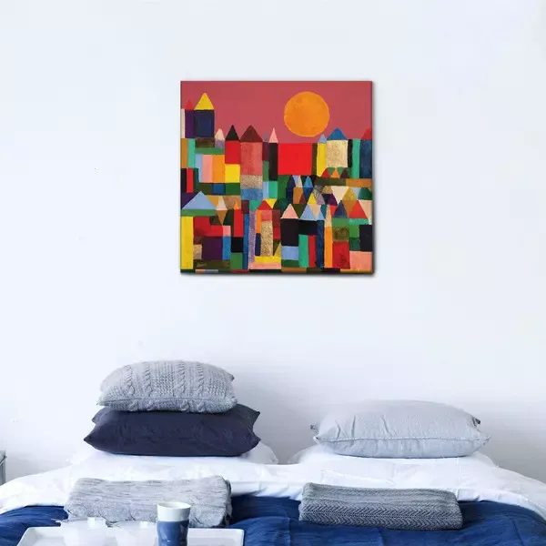 QUADRO PAESAGGIO URBANO ASTRATTO - Image 3