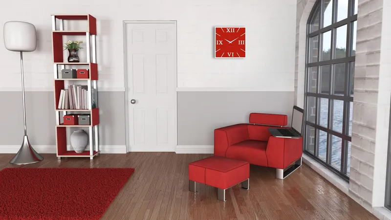 CLASSY CLOCK orologio da parete in legno verniciato - Image 6