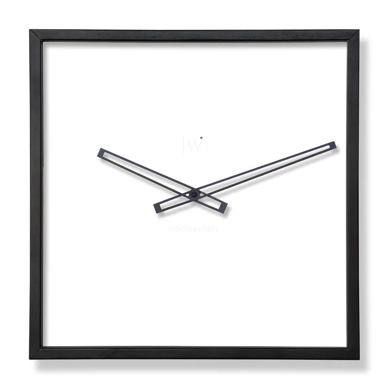 Orologio in legno da parete quadro