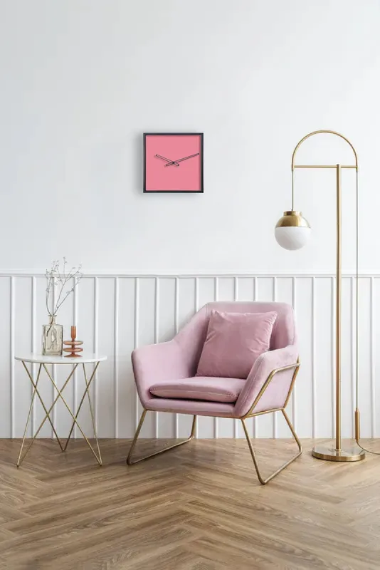 RITZY CLOCK orologio da parete in legno verniciato - immagine 4