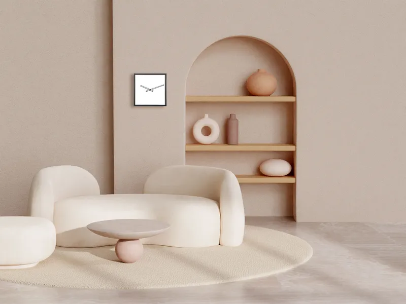 RITZY CLOCK orologio da parete in legno verniciato - immagine 5