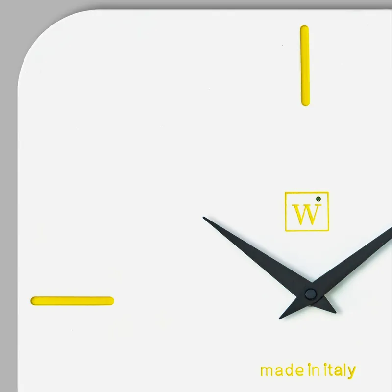 SQUIRCLE CLOCK orologio da parete in legno verniciato - immagine 2