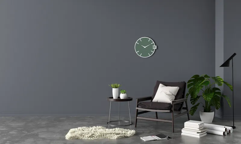 FRANCY CLOCK orologio da parete in legno verniciato - immagine 4