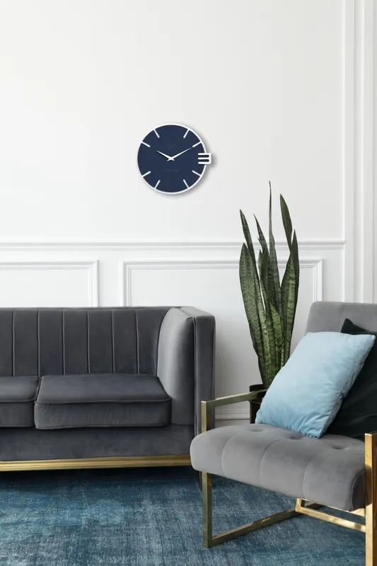 FRANCY CLOCK orologio da parete in legno verniciato - immagine 5