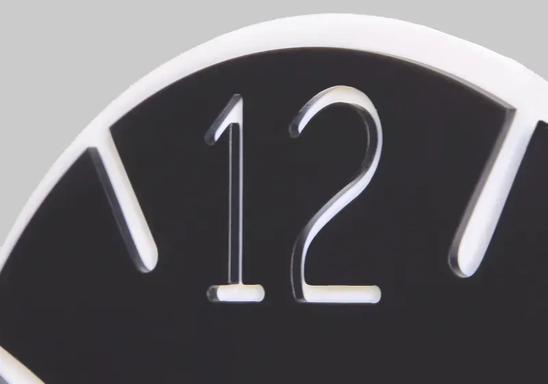 NOON CLOCK orologio da parete in legno verniciato - immagine 3