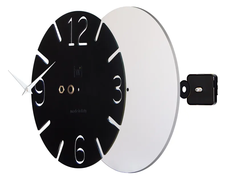 NOON CLOCK orologio da parete in legno verniciato - immagine 5