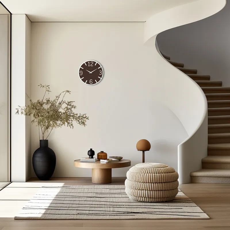 NOON CLOCK orologio da parete in legno verniciato - immagine 6