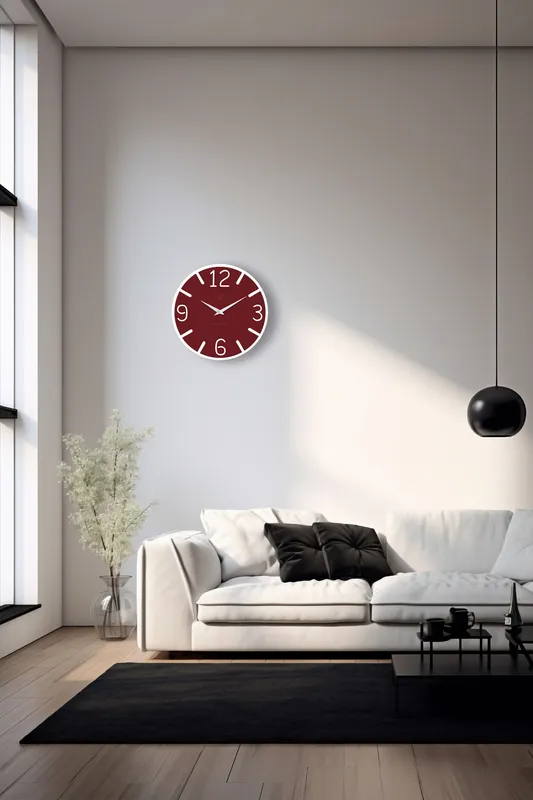 NOON CLOCK orologio da parete in legno verniciato - immagine 7
