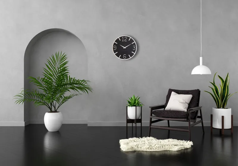 NOON CLOCK orologio da parete in legno verniciato - immagine 8