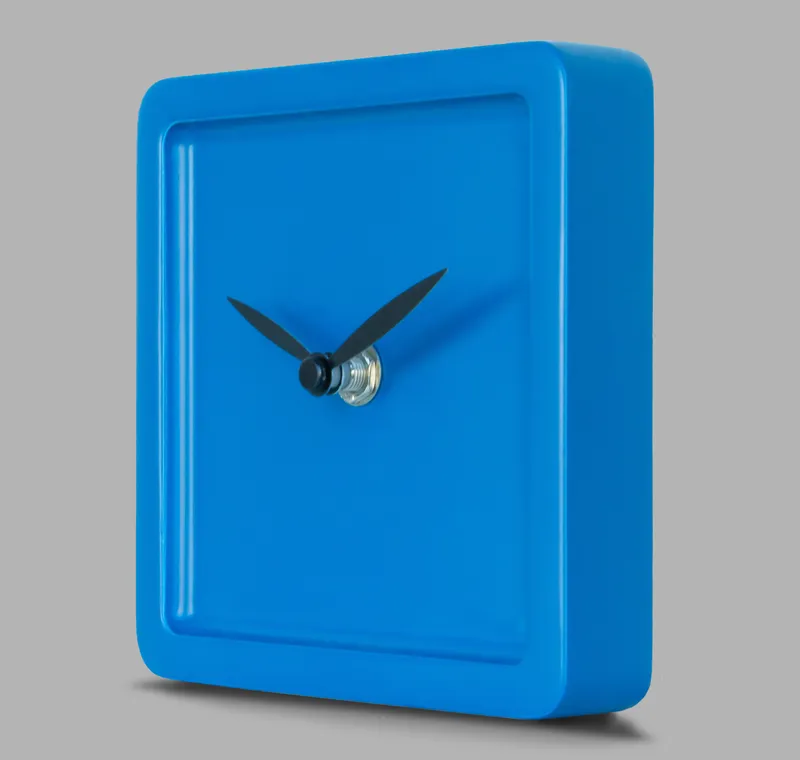 NATTY CLOCK orologio d'appoggio in legno verniciato - immagine 2