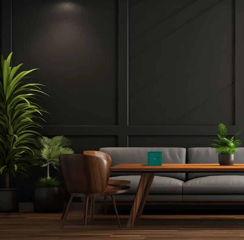 NATTY CLOCK orologio d'appoggio in legno verniciato - immagine 4