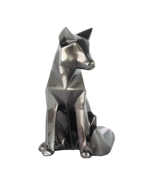 Scultura Volpe Grigia