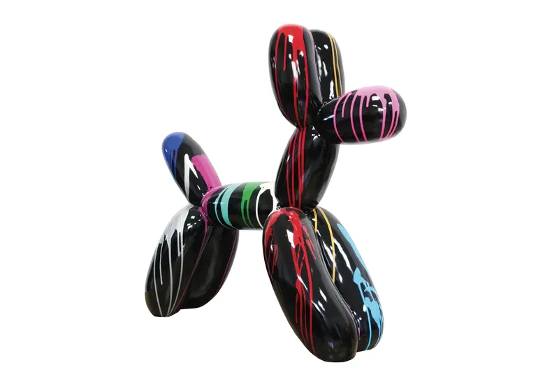 Sculture Scultura Pop Black Dog - complementi arredo - cucina - salotto - design - Wdesign - macerata - marche - CASCAG021