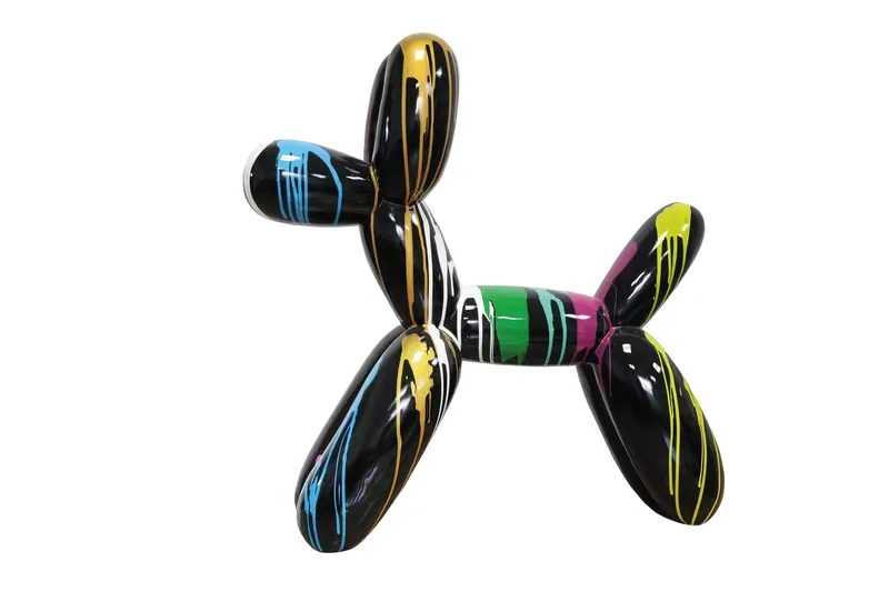 Scultura Pop Black Dog