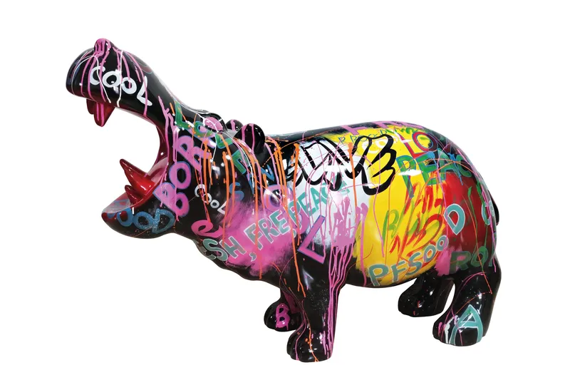 Sculture Scultura Sweet Hippo - complementi arredo - cucina - salotto - design - Wdesign - macerata - marche - CASCAG020_01