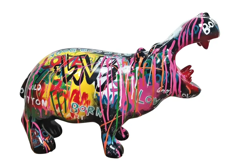 Sculture Scultura Sweet Hippo - complementi arredo - cucina - salotto - design - Wdesign - macerata - marche - CASCAG020_01