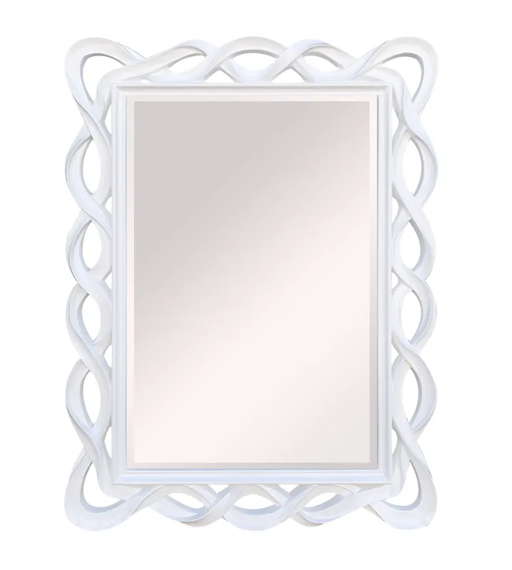 Specchio Specchiera Rettangolare Glossy White - arredo muro - design - Wdesign - macerata