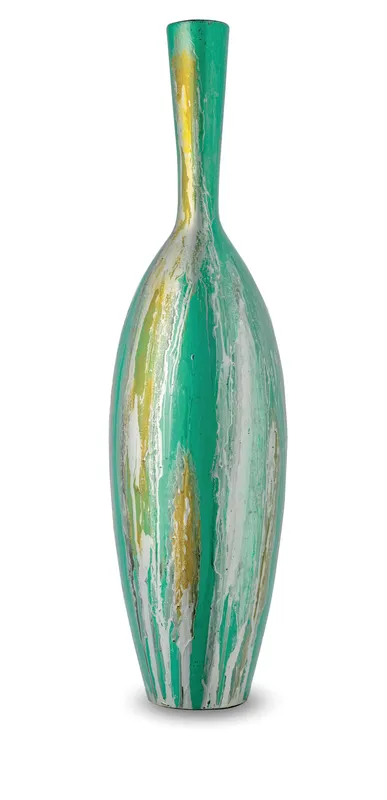 Vaso Alto Borneo in Ceramica Laccata