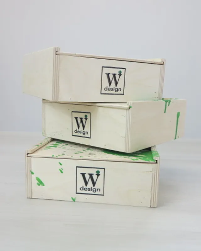 SILVER CLOOCK Orologio artigianale in legno verniciatura materica