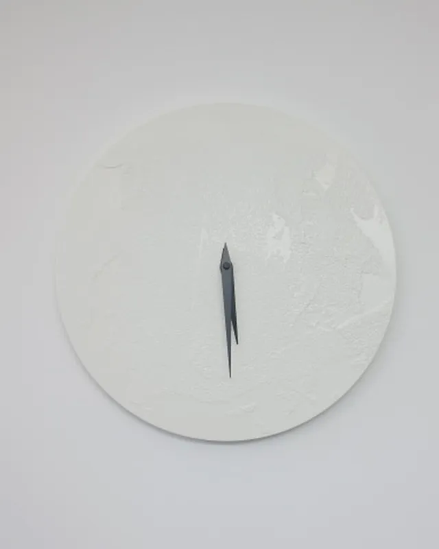 MALTA WHITE CLOCK orologio da parete in legno verniciato