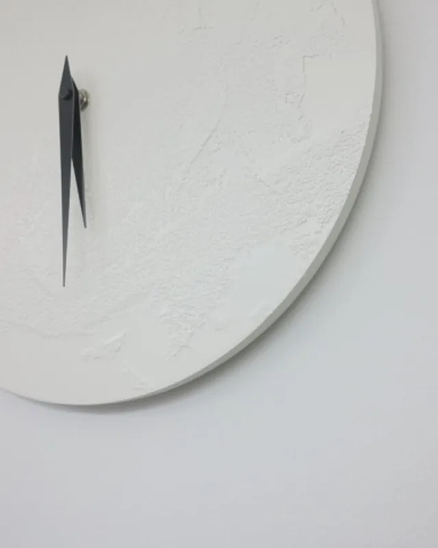 MALTA WHITE CLOCK orologio da parete in legno verniciato