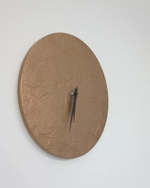 MALTA COOPER CLOCK orologio da parete in legno verniciato