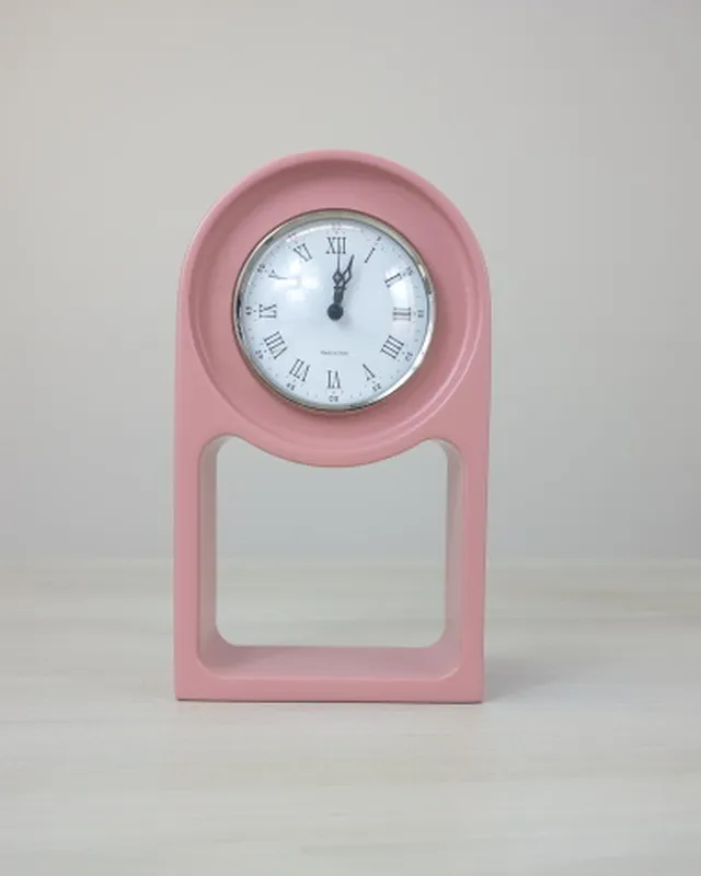 BELL CLOCK orologio d'appoggio in legno verniciato