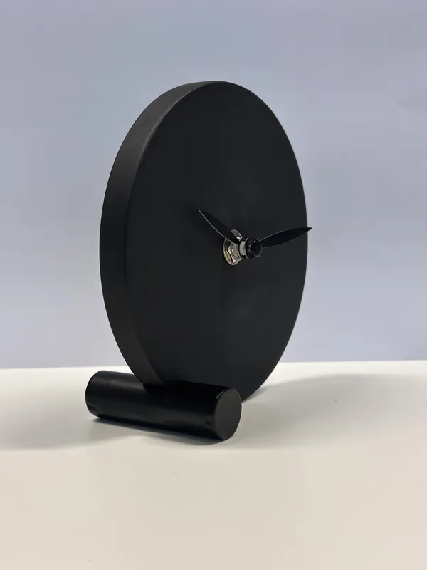 Orologio d'appoggio Sleek clock lavagna - in legno - verniciato - design - arredo design - Wdesign - made in italy - CAOAWD019