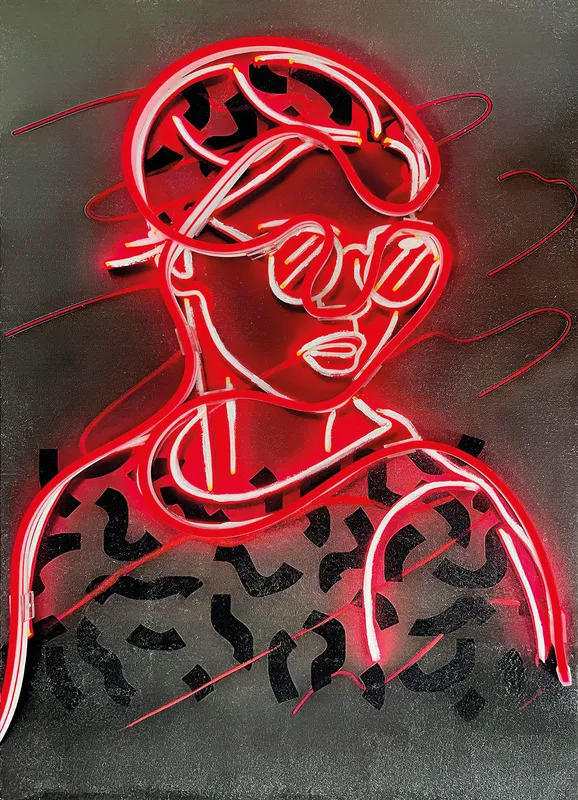 Quadro Led Mayall olio su tela